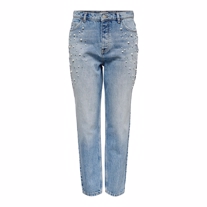 ONLY Perle Ankel Jeans Janet Medium Blue